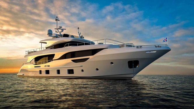 Delfino 95 superyacht URIAMIR 2018 - Photo credit Benetti
