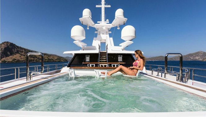 Fantastic on board swimming pool