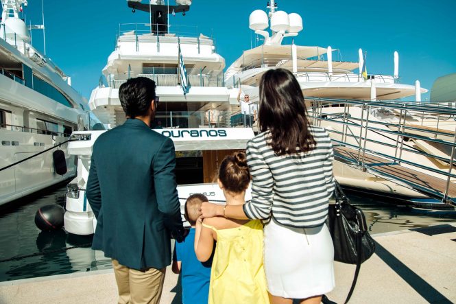 Motor Yacht OURANOS arrival