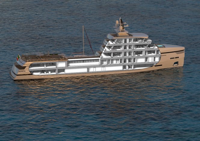 RSY 85mt SVY concept by Tommaso Spadolini for Rosetti Superyachts 6