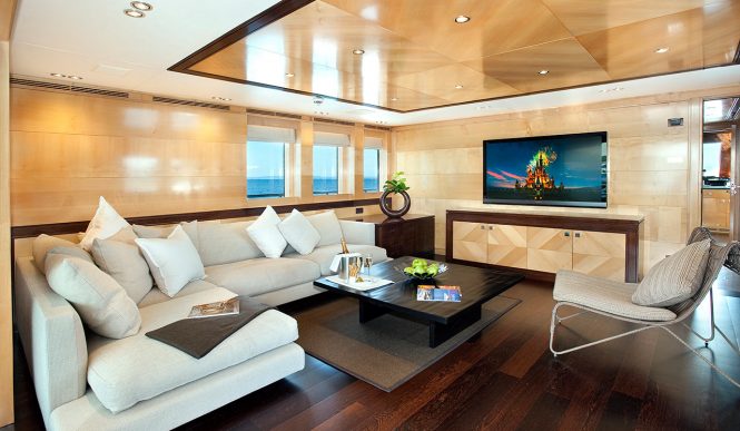 Saloon aboard Christina G