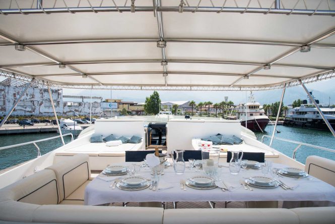 Upper deck aboard SEA WISH