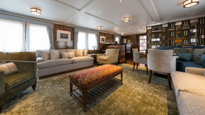 beautifully restored interiors with modern deluxe amenities and design