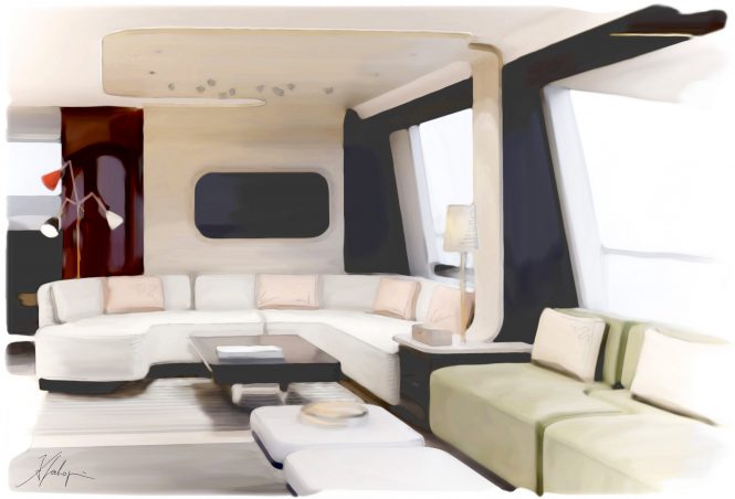 Azimut Grande 25 Metri Interiors - Credit Salvagni