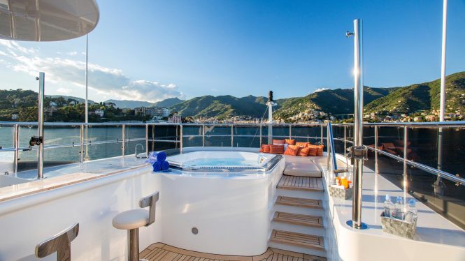 Fabulous Jacuzzi on board