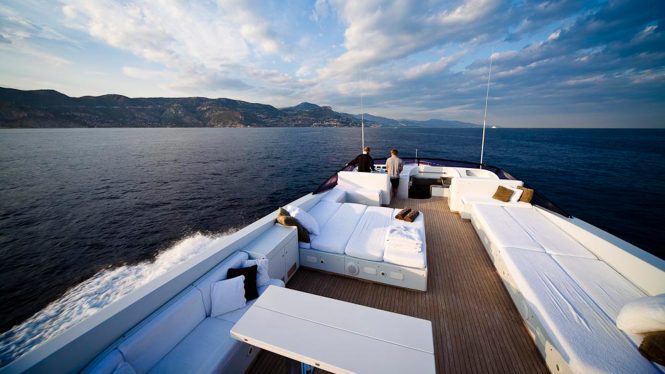 Fantastic deck spaces aboard TALILA