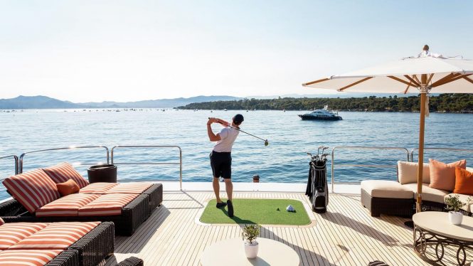 Luxury lifestyle aboard Lucky Lady