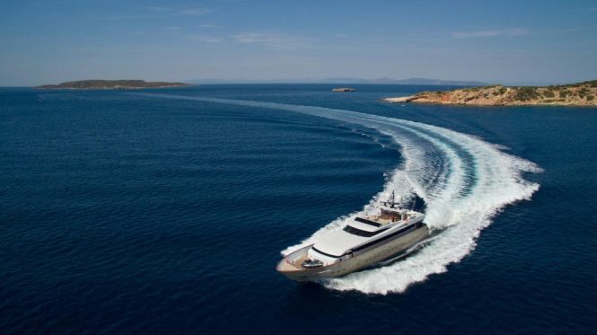 luxury yacht ITHAKI available in Greece