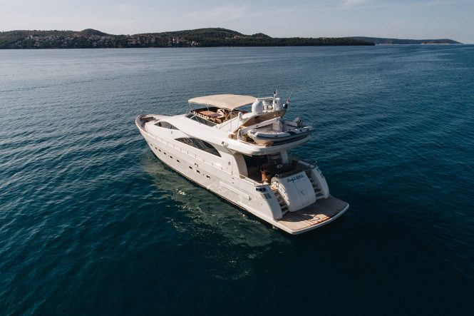 Motor yacht Lady Lona available for charter in the Eastern Mediterranean