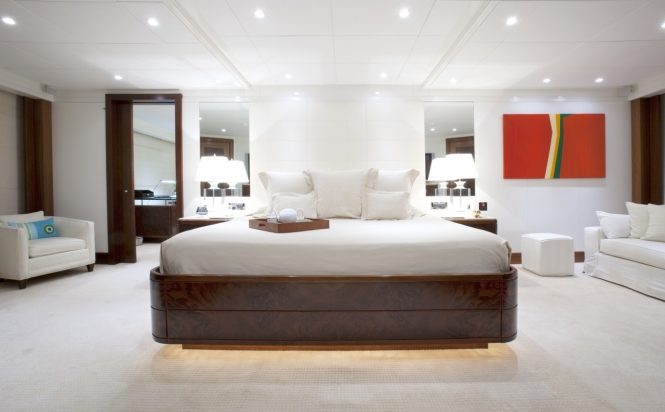 Spacious and elegant master suite