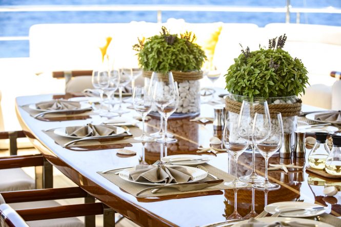 Alfresco dining table