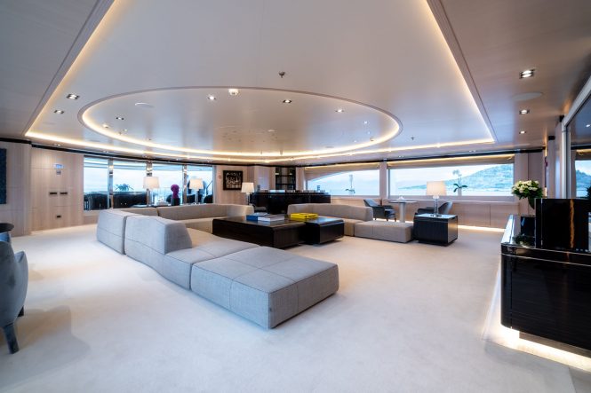 Large saloon with fabulous views