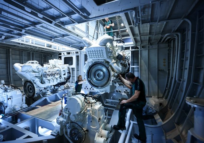 Engine room - Photo by Dick Holthuis