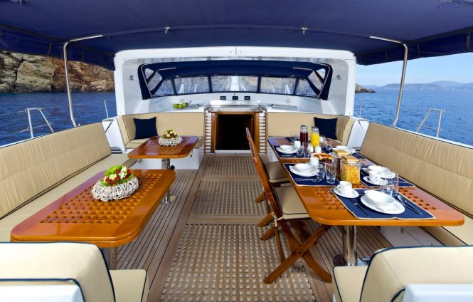 Exterior dining area