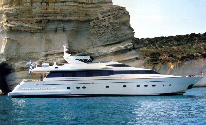 Falcon Island in Greece