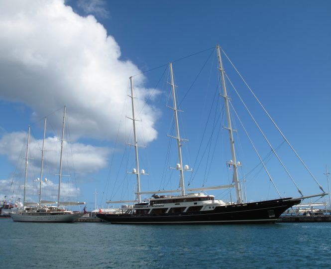 EOS and ATHENA - Photo by crew of EOS