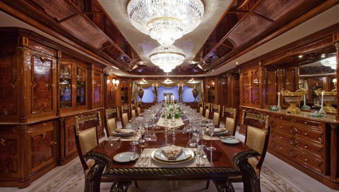 Elegant dining saloon