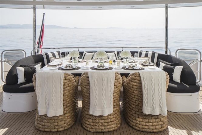 Fabulous deck spaces to dine