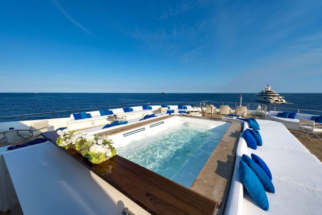 Jacuzzi spa pool aboard