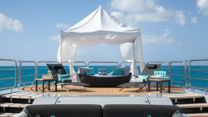 There are a number of retreats to enjoy on board