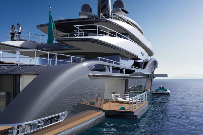 Turquoise 77m Quantum - Low Aft