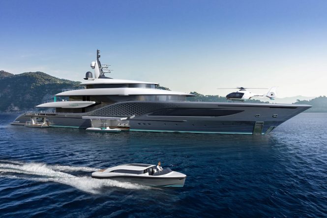 Turquoise 77m Quantum - Low Bow