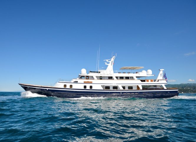 ATLANTIC GOOSE - lovely classic motor yacht for charter