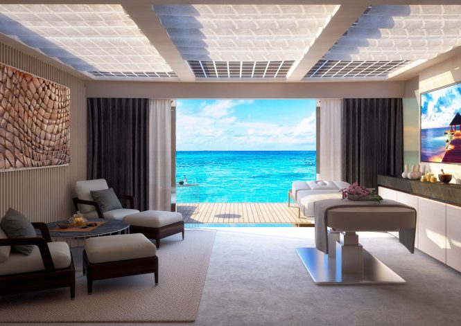 DYNAMIQ GTT 165 yacht interior render