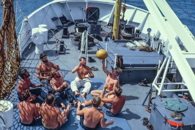 Photographed during the Weipa South hydrographic survey conducted by HMAS Flinders under the command of LCDR Mark Bolger. In the Gulf of Carpentaria, Queensland, Australia. - Photo © Stephen Swayne