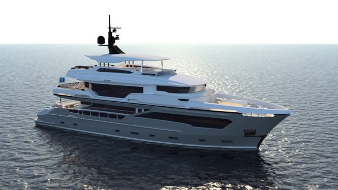 KANDO 110 superyacht rendering