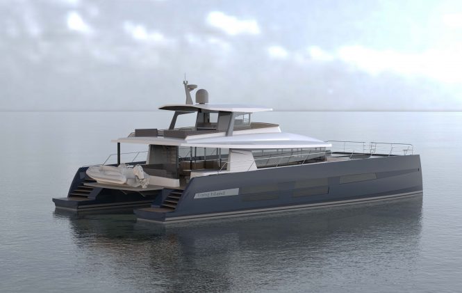 LONG ISLAND 78 aft view - Photo credit JFA Yachts 