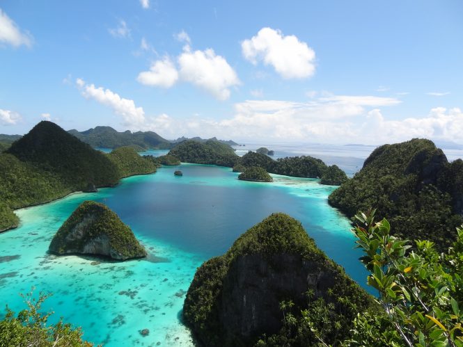 Indonesia Stunning aerial view of Raja Ampat - courtesy of Asia Pacific Superyachts