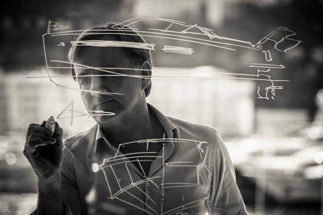 Designer Espen Oeino. Photo © Guillaume Plisson - Image of North Star to be posted soon