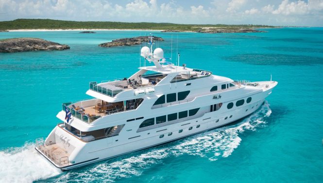 LADY JOY superyacht available in the Bahamas