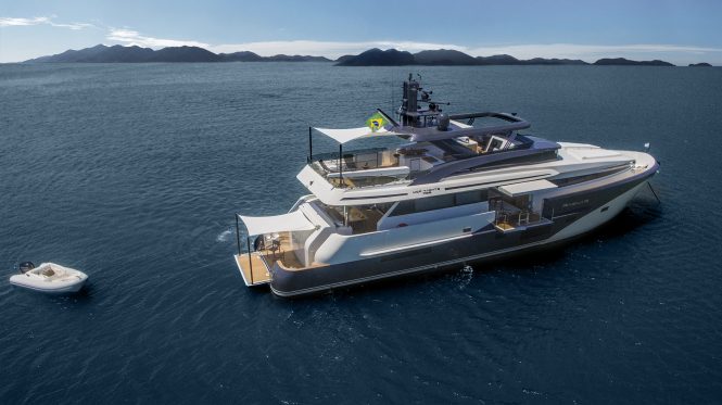 RAGNAR at anchor with tender - © MCP Yachts