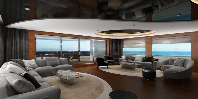 Saloon - Rendering @ Adeo Marine