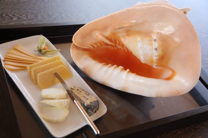 Selection of fine cheeses