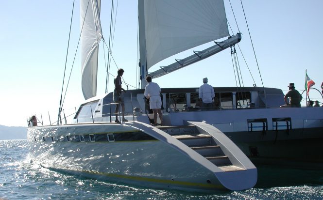 TAJ - ex Coriolan VI sailing catamaran