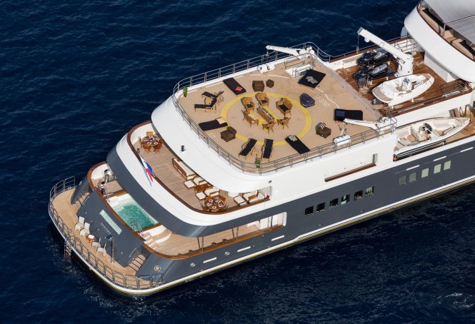 Amazing deck areas aboard LEGEND