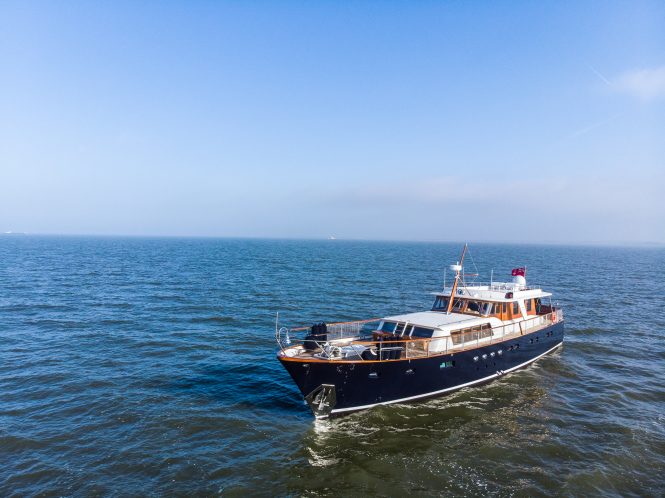 Classic motor yacht Caravelle