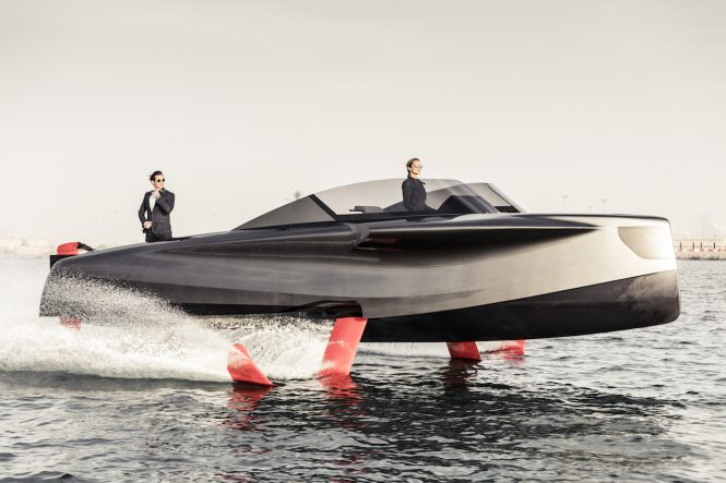 FOILER flying yacht by ENATA ©Guillaume Plisson