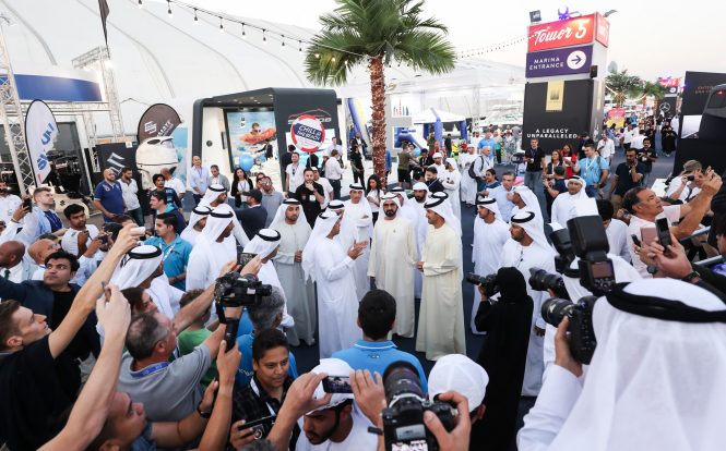 His Highness Sheikh Mohammed bin Rashid Al Maktoum at the DIBS 2018