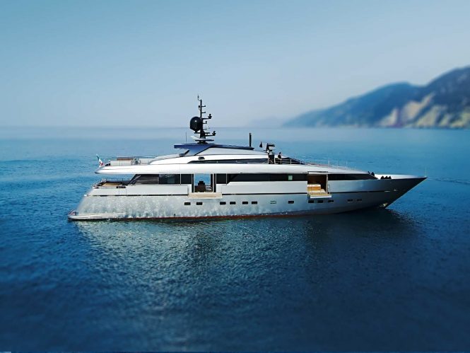 Profile with open balconies