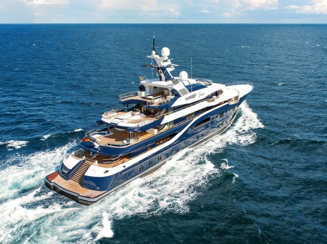 Spectacular motor yacht SOLANDGE by Lurssen