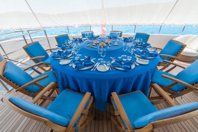 Alfresco dining area