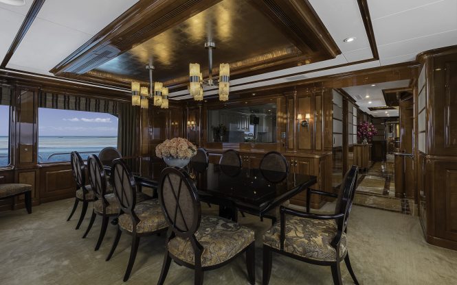 Beautiful formal dining area