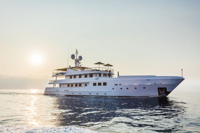R23 superyacht available in the Western Mediterranean