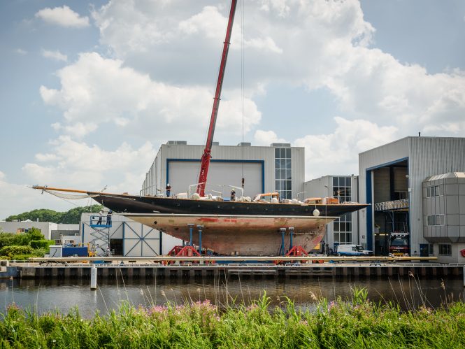 Vagrant at her arrival in 2017