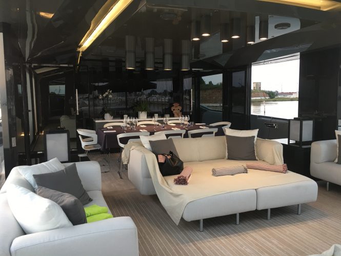 saloon with dining area