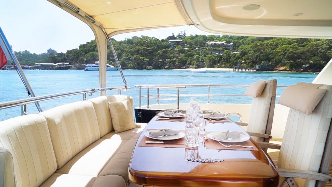 Alfresco dining area